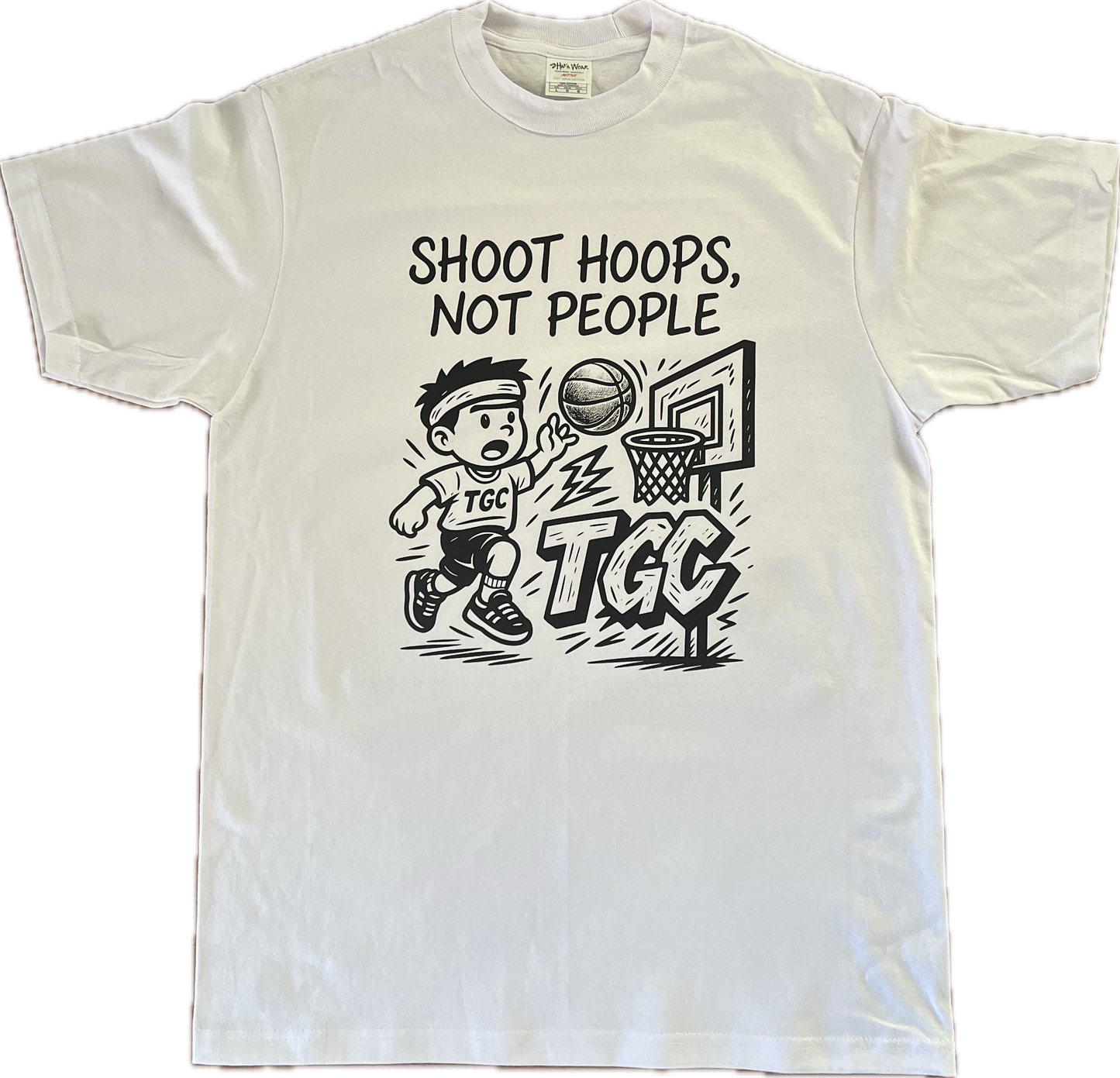 TGC "Shoot Hoops, Not People" Tee