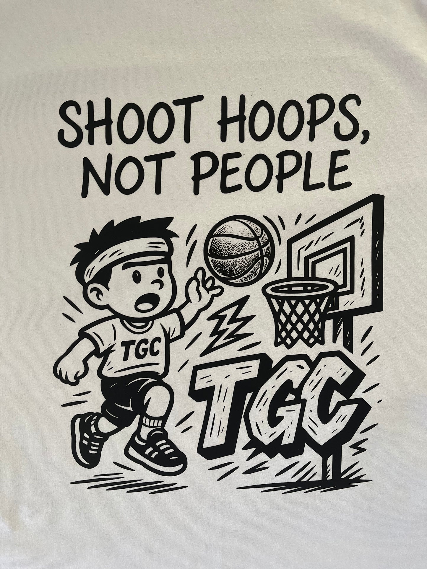 TGC "Shoot Hoops, Not People" Tee